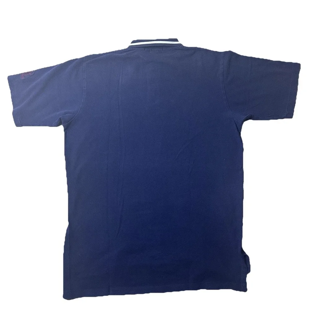 Polo Golf Ralph Lauren Shirt Mens L Navy TPC River Highlands‎ Embroidered Polo